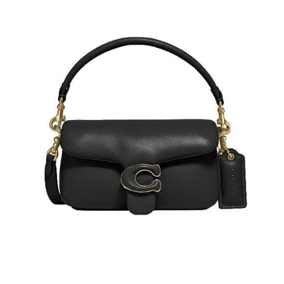 Coach Handbags - COACH Leather Covered  Tabby Shoulder Bag 18, Black, One Size for Woman
